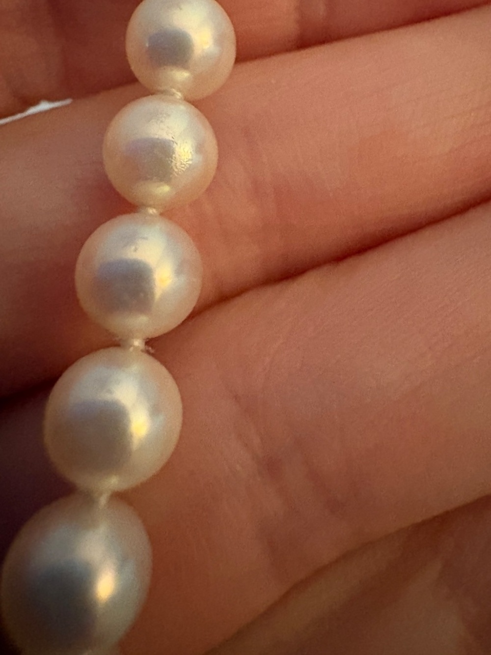 Vintage Mayuyama & Co Tokyo Nikkatsu Arcade Cultured Pearl Necklace Silver Clasp - Picture 10 of 13